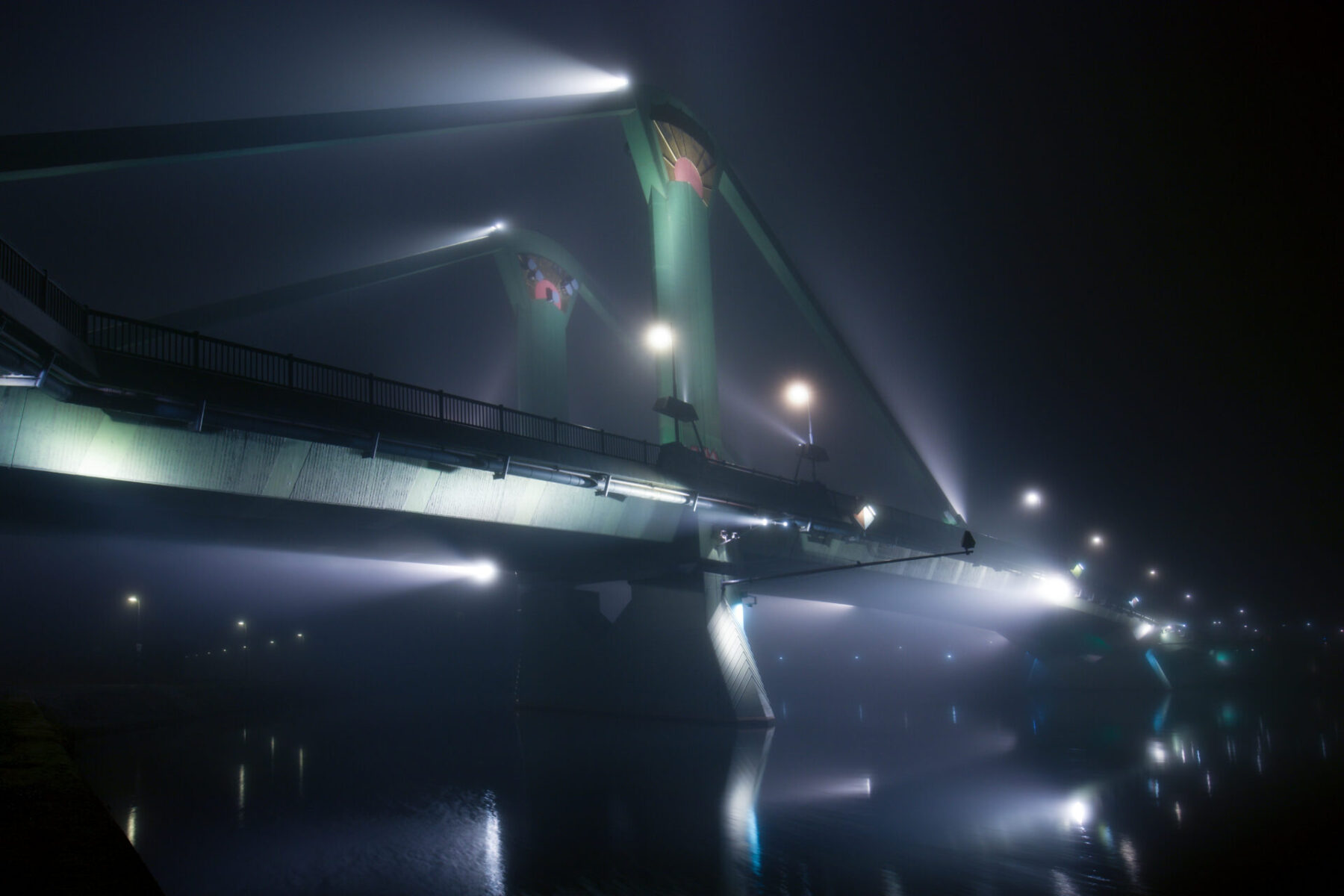 Flößerbrücke Frankfurt on the Main Jürgen Reichel Architectural Photography Architecture Photographer Jürgen Reichel